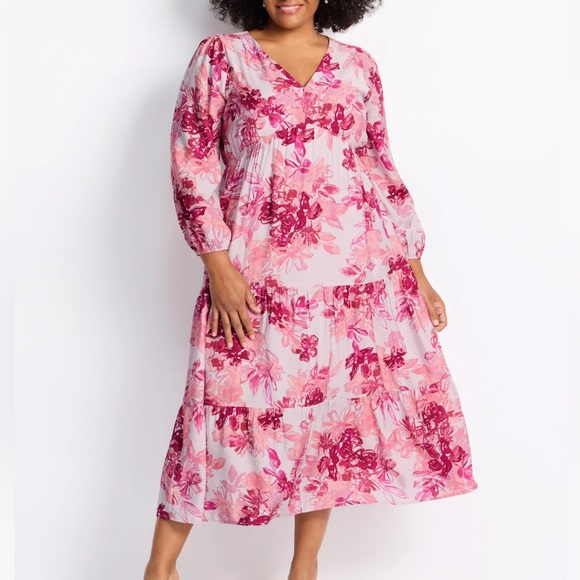Gilli Dresses & Skirts - Gilli plus size floral Vneck dress
